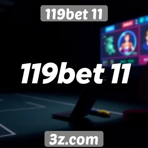 Acessibilidade e navegação no site 119bet 11