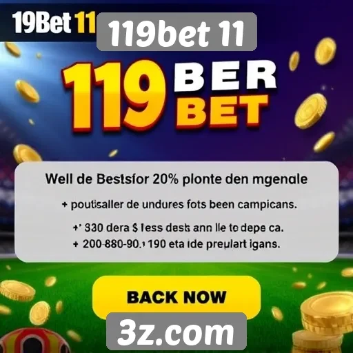 Ofertas promocionais disponíveis no 119bet 11